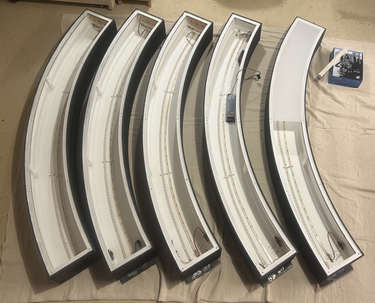 Custom 3.3m modular LED ring light | Intelligence Rising film set