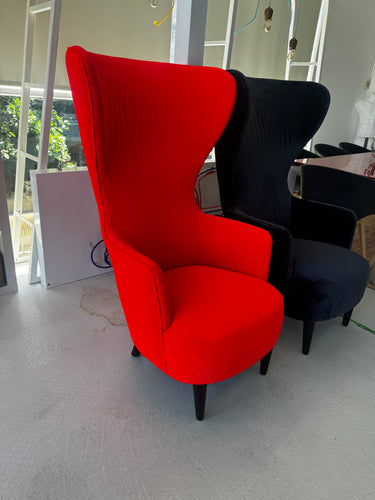 Tom Dixon Wingback Chair - Hot Red