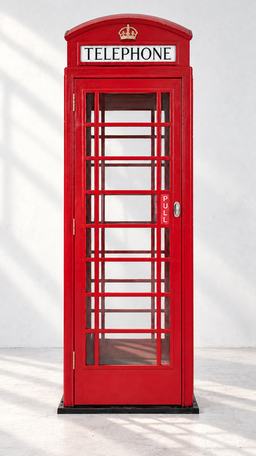 Red Telephone Box Replica Prop