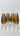 Champagne Gold Hammered Metal Vase
