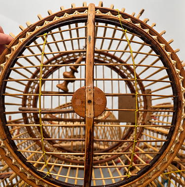 Vintage Chinese Bamboo Nesting Bird Cages - Set of 5