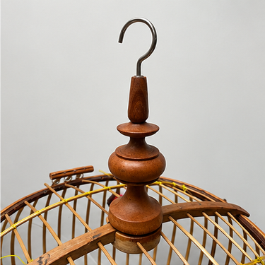 Vintage Chinese Bamboo Nesting Bird Cages - Set of 5
