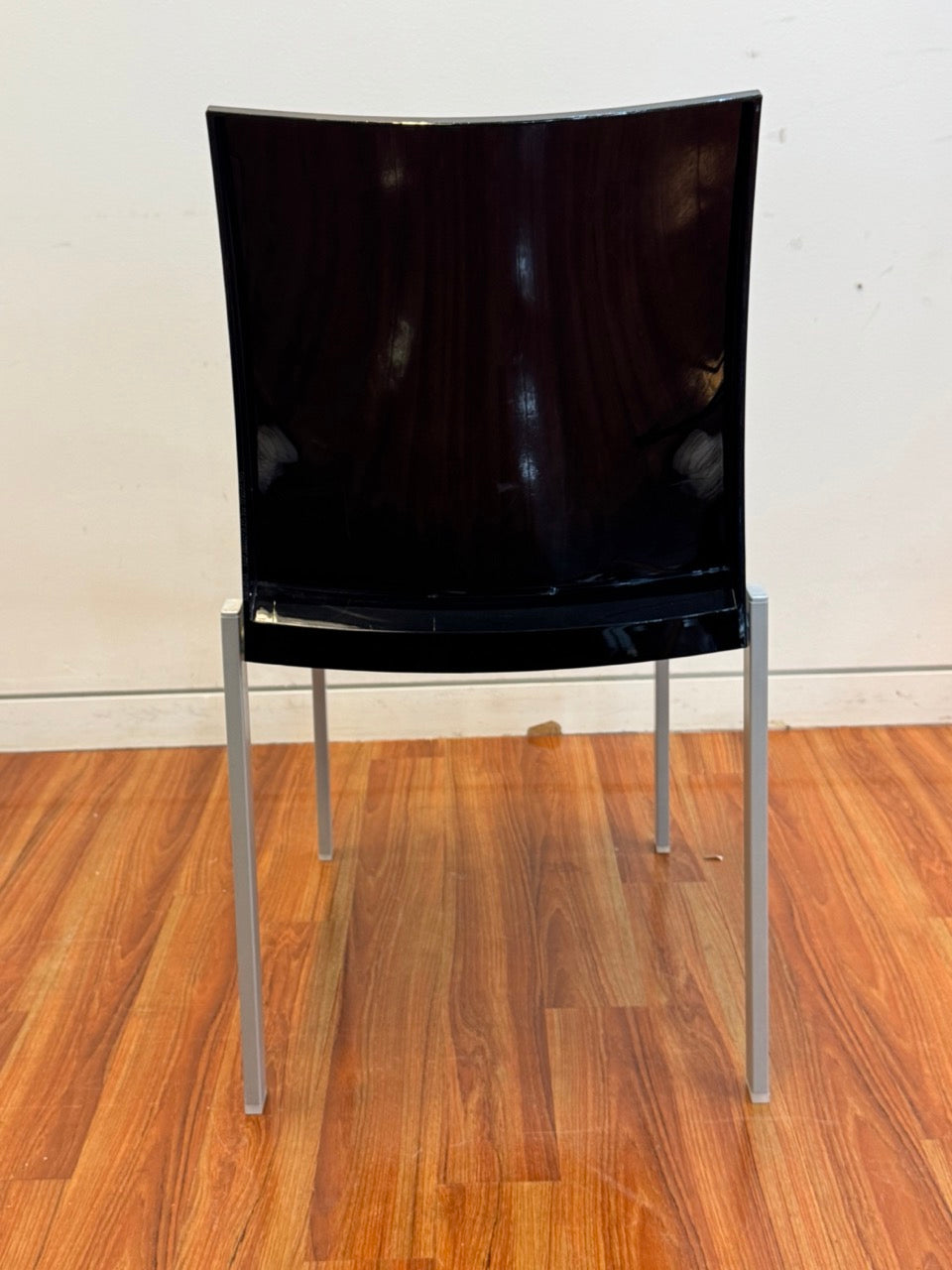 Amanda Chair for Bonaldo, Black Polycarbonate with metal legs