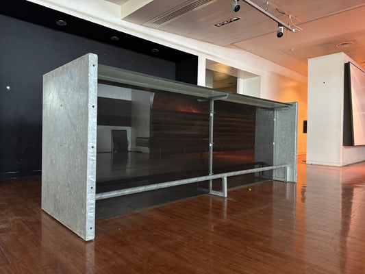 Bulo Galvanized Steel Reception Desk