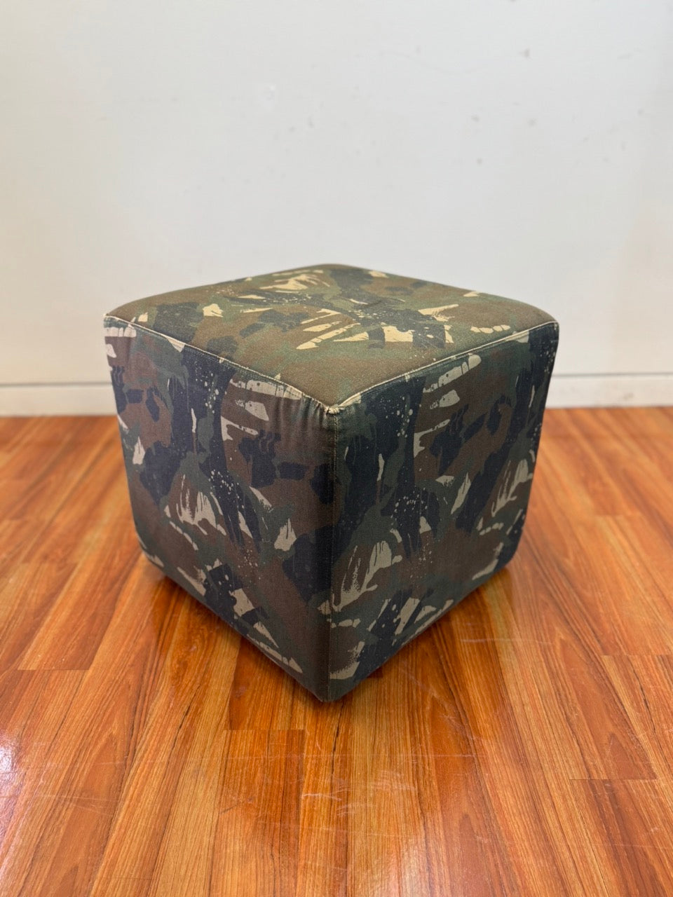 Camouflage Fabric Pouffe (2)