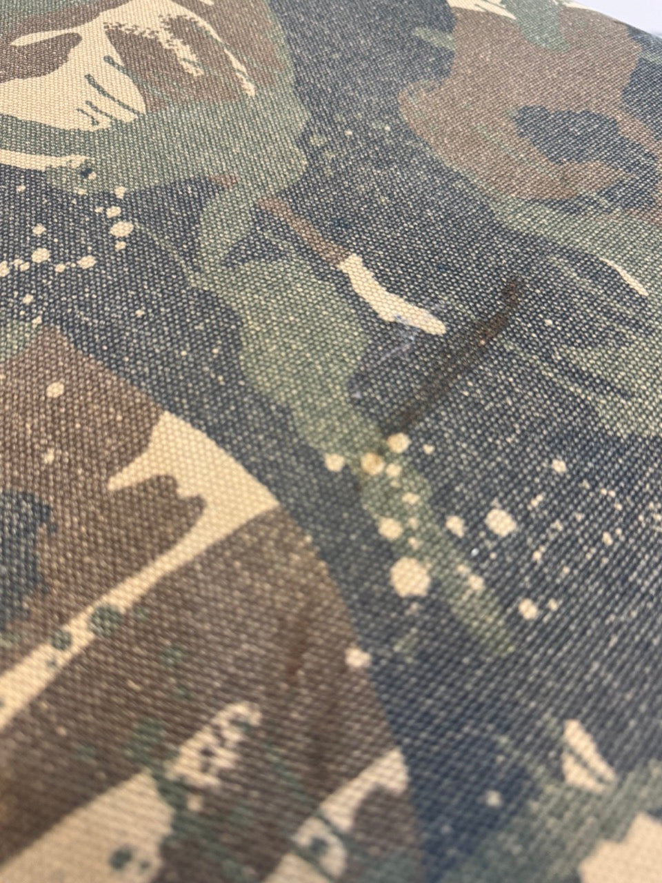 Camouflage Fabric Pouffe (2)