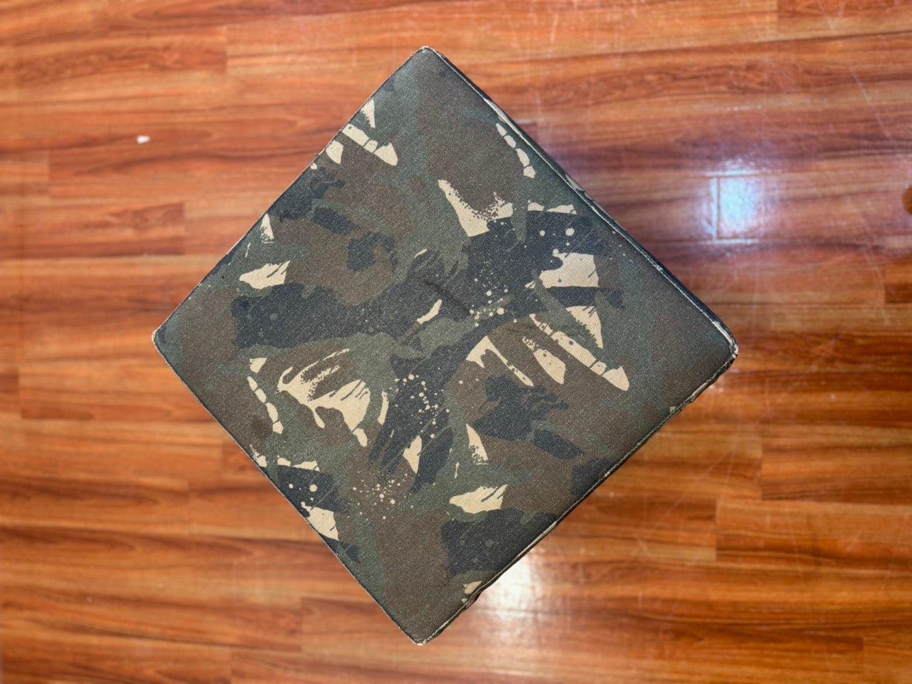 Camouflage Fabric Pouffe (2)