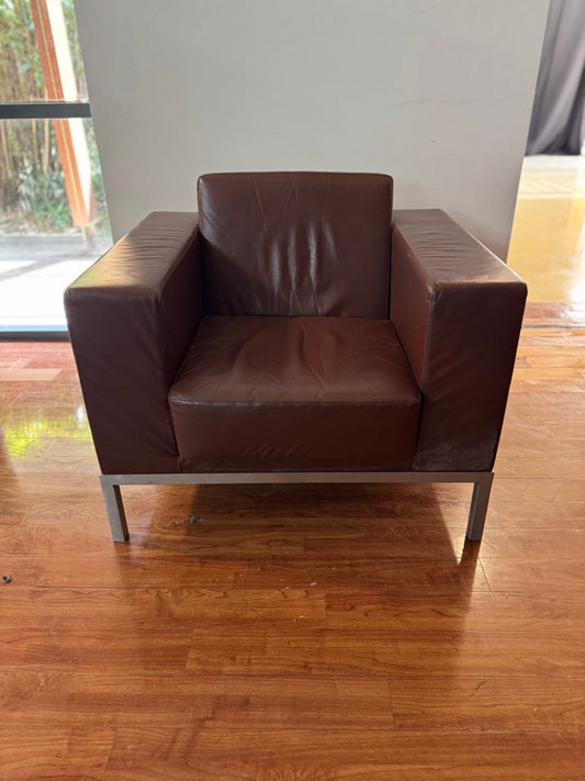 Hitch Mylius, hm25 - Brown Leather Armchair