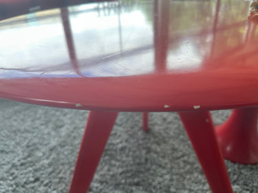 Tom Dixon Slab Table – Rare Red Finish