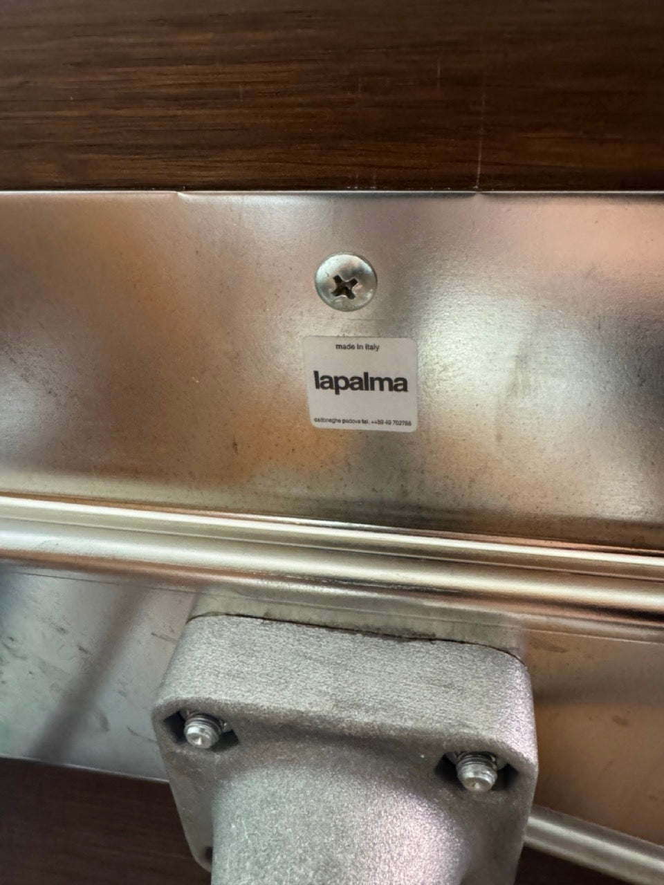 LEM Bar Stool - dark wood seat finish