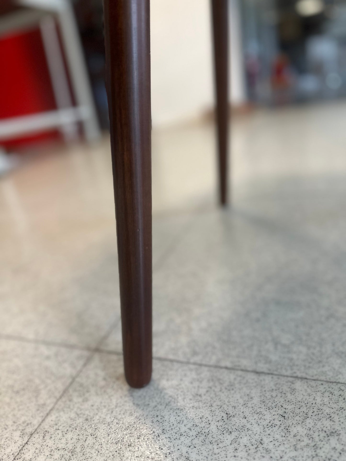 Mid-Century, Italian style soft leather tub chair - Antique Light Beige & Grey