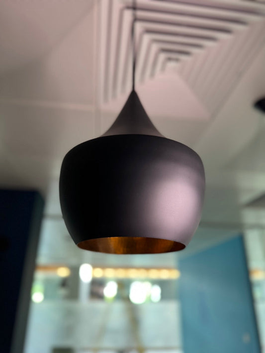 Tom Dixon Beat Fat Pendant Matt Black Brass
