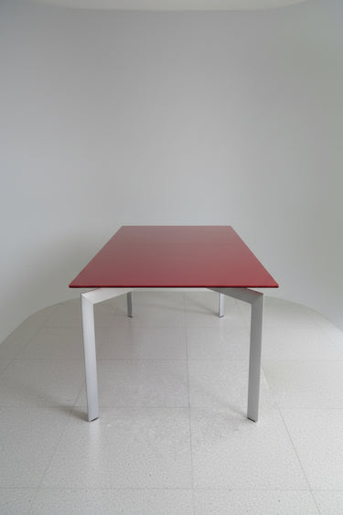 Red METRA table by Makio Hasuike for Seccose