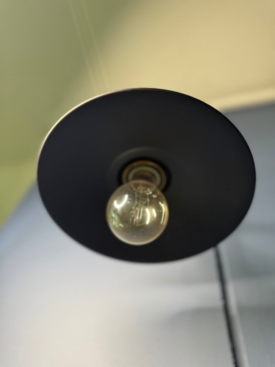 Vintage Brass Sconce Pendant and 6 Matching Wall Lights