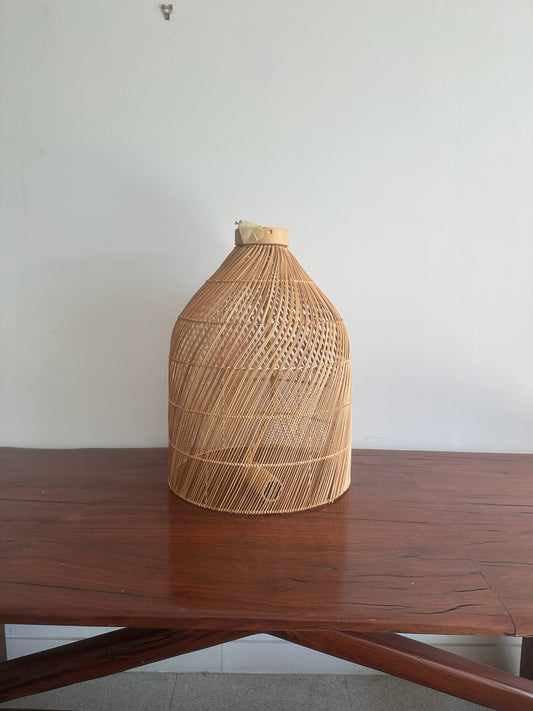 70s style natural rattan 'Java' lamp shade from MADE.