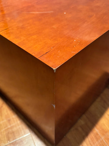 Paul Mayen Attribution style solid wooden side table