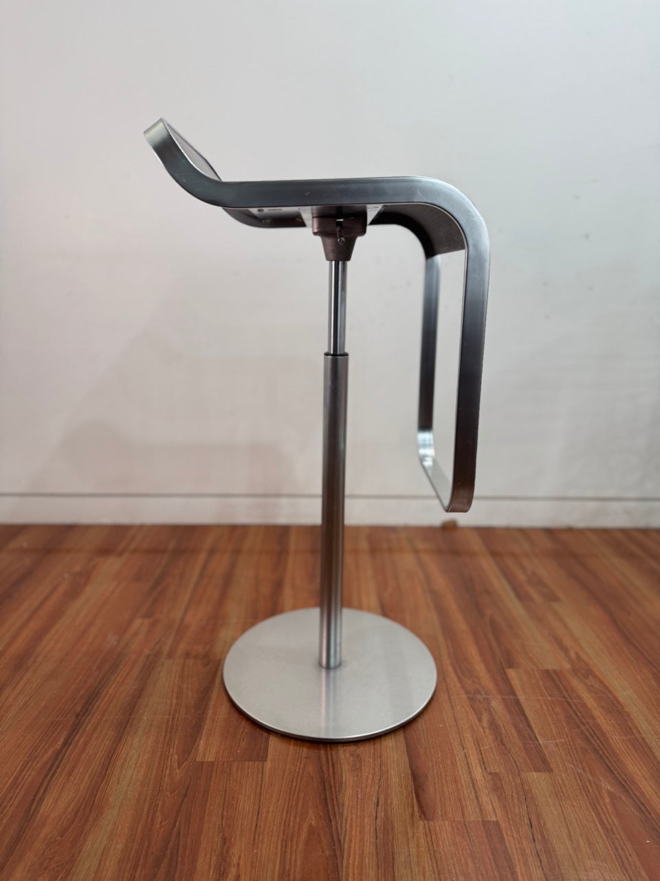 LEM Bar Stool - dark wood seat finish