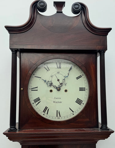 Smith, Walton Mahogany Wall Clock Antique