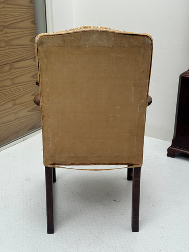 Victorian Armchair with Lion Paw Armrests
