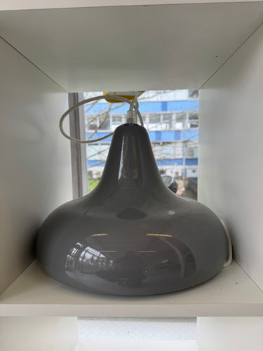 Bell-Shaped Glossy Pendant Light Shades - Yellow, Blue, Grey