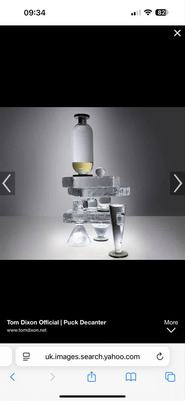 Tom Dixon Decanter - Black Stopper and Base