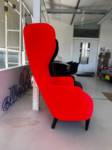 Tom Dixon Wingback Chair - Hot Red
