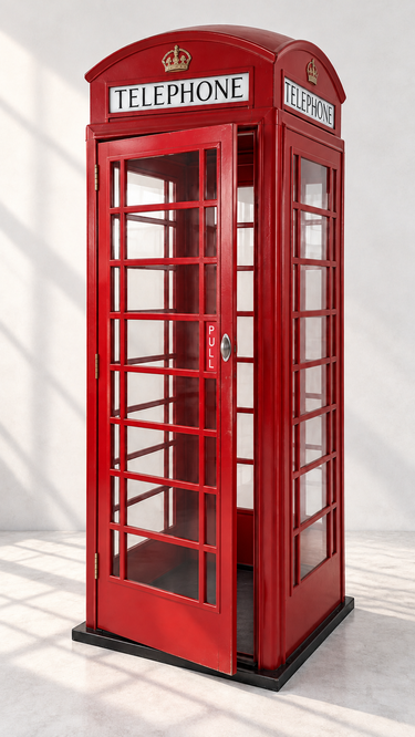 Red Telephone Box Replica Prop