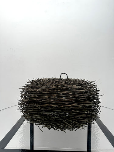 Handcrafted Rattan "Bird’s Nest" Pendant Chandelier Light (3-Bulb)