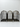 Domed Metal Decorative Birdcages in Distressed Black & Gold - Set of 3
