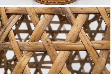 Garrett Wade Woven Bamboo Garden Cloche