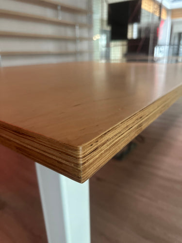 Bespoke 3.6m, meeting table with display window