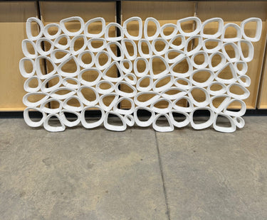 Voronoi 3D Printed Wall Art - Made from Sugarbeet