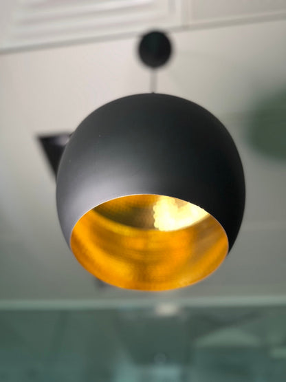Tom Dixon Beat Fat Pendant Matt Black Brass