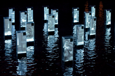 MIRROR MIRROR Interactive LED Totems | Artwork from V&A Decode Exhibition