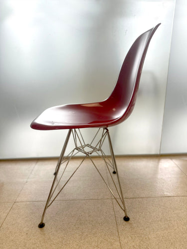 Vitra Style Eames Dining Chairs DSR, Red Glossy, Eiffel (5)