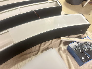 Custom 3.3m modular LED ring light | Intelligence Rising film set