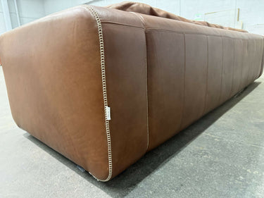 Machalke Valentino Leather Sofa Brown Three Seater