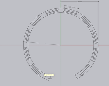 Custom 3.3m modular LED ring light | Intelligence Rising film set