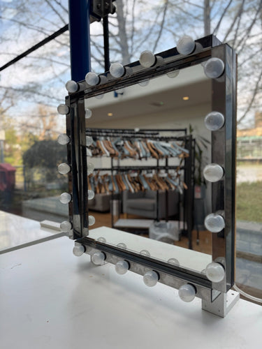 Vanity Desk with Mirror and Lights