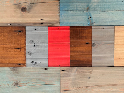 Reclaimed wood meeting table