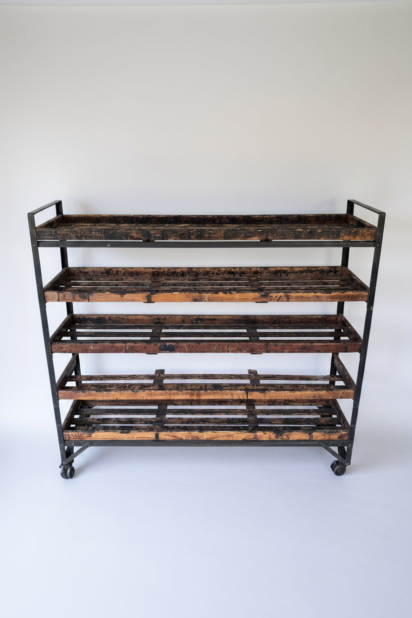 Old Retro Boot Racks Industrial vintage wooden shoe racks (4) – USED Creative Circular ...