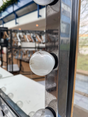 Vanity Desk with Mirror and Lights